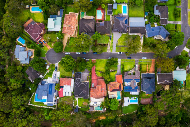istock Sydney Suburb overhead perspective roof tops 1300376203
