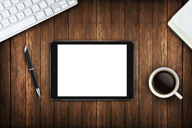 istock Coffee with isolated background and office accessories 1300380105