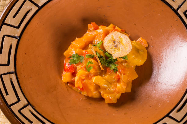 istock Vegan Moqueca made with ground Banana 1300381287