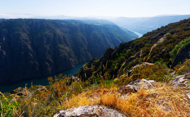 istock landscape with  river with steep rocky banks 1300387726