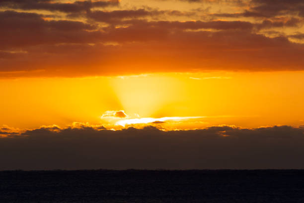 istock Sunrise In Japan over the Pacific Ocean 1300404930