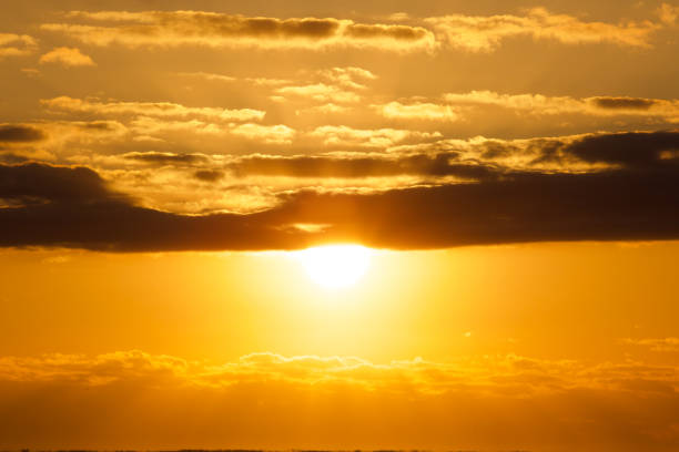 istock Sunrise In Japan over the Pacific Ocean 1300404954