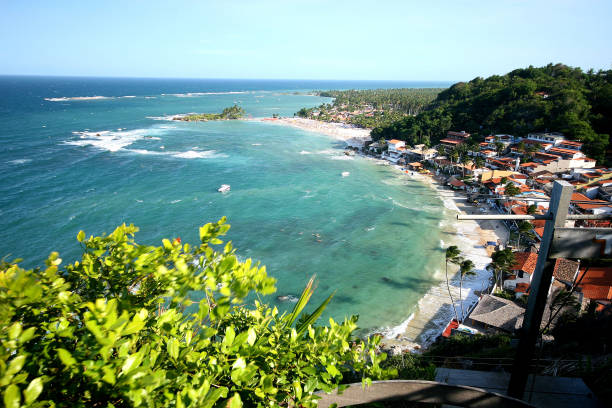 istock View of the first, second and third beach from the lighthouse. Morro de Sao Paulo. Brazil. 1300405978