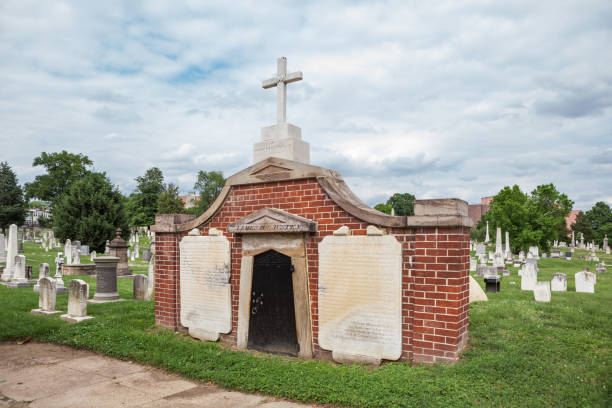 Mausoleum for a wife in Western Cemetery, Copenhagen, Denmark
