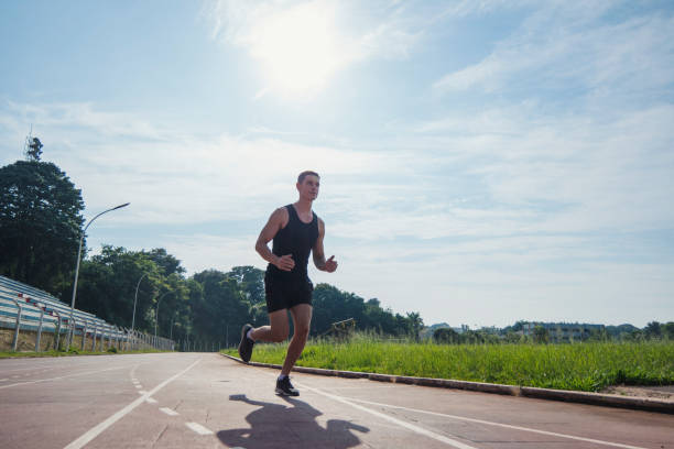 istock Runner in an athletics track 1300412392