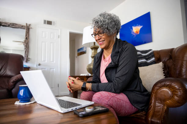 istock Young Woman Video Call with Doctors 1300415104
