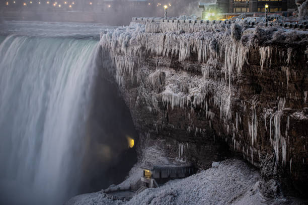 istock Niagara Falls Canada in Winter during early morning 1300419680