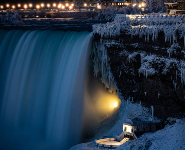 istock Niagara Falls Canada in Winter during early morning 1300420693
