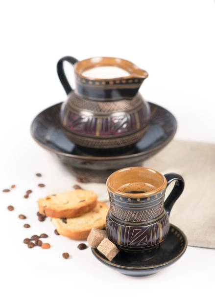 Relax with Cookies and Hot Tea for Tea Break in  Garden