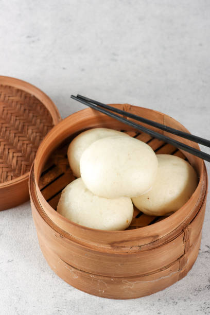 istock Bakpao or chinese steamed bun 1300430678