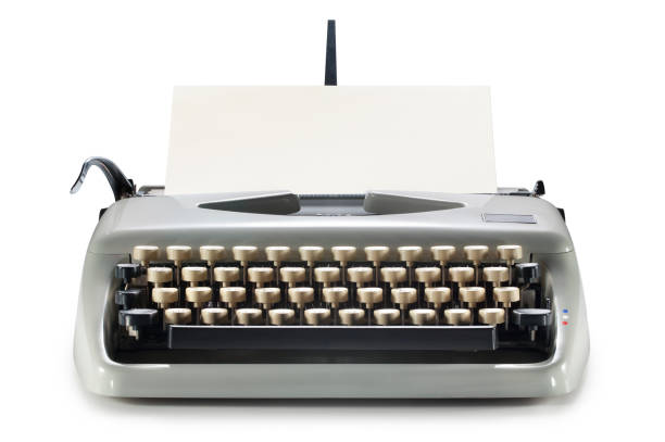 винтаж пишущая машинка - writing machine стоковые фото и изображения