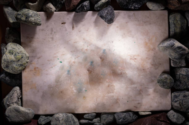 istock Background and splash from a marble board. Marble rectangle on the stones. 1300439868