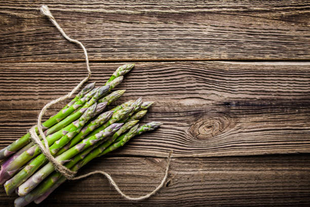 istock Green asparagus bunch, healthy food concept 1300445430