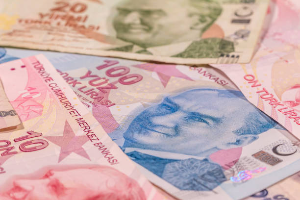 istock Turkish lira TL. TRY banknotes 1300453069