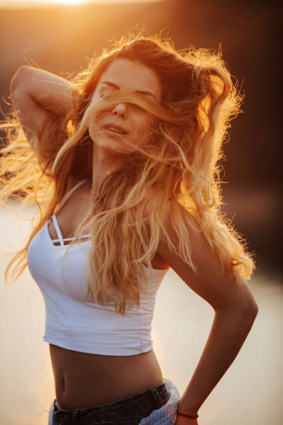 istock Enjoying summer and herself 1300454560