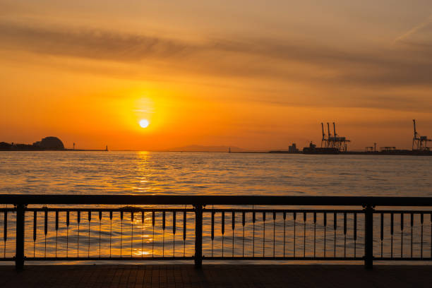 istock Osaka Port Diamond Point in the evening 1300460128