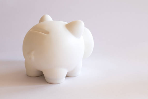 istock plastic piggy bank isolated on white background with space 1300464033