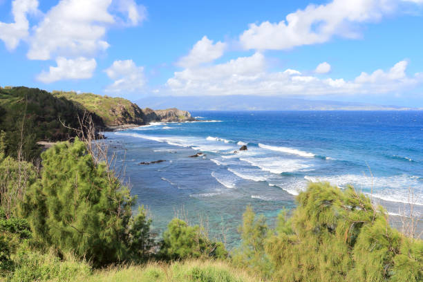 The north coast of the island of Maui, Hawaii