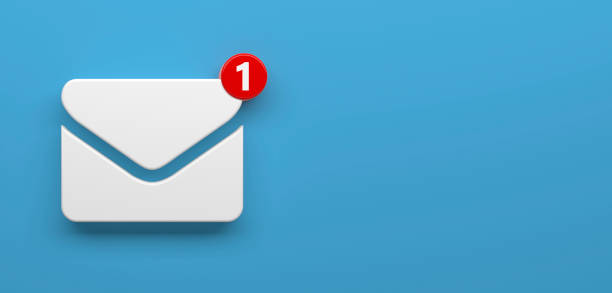 abstract contact icon symbol in front of background