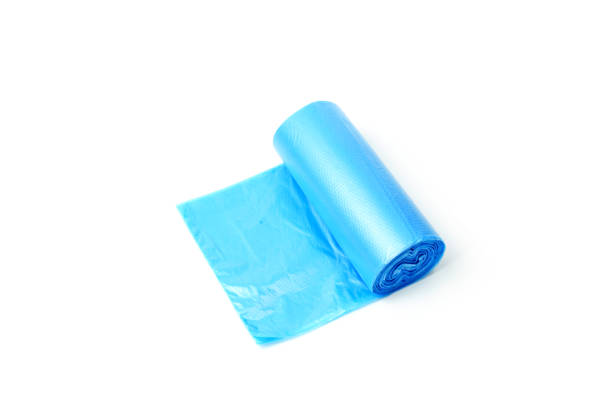 istock Garbage bags isolated on white background. 1300471203