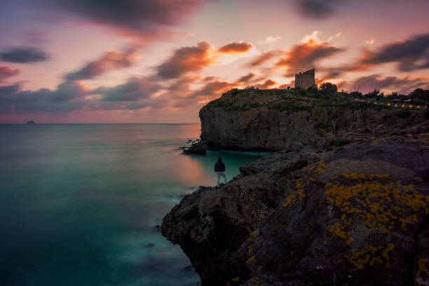 istock A sunset on Torre Canai, Sant'Antioco, Sardinia 1300493114