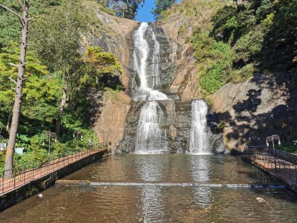 istock Silver Cascade waterfalls in Kodaikanal, Tamilnadu. 1300494783