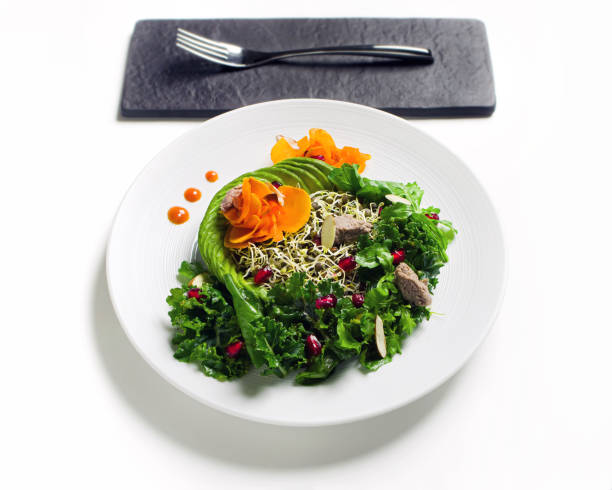 istock Plant Based California Salad with Avocado, Kale and Pumpkin 1300498899