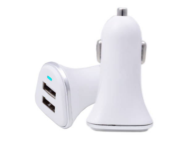 istock USB car charger isolated on white background with clipping path 1300498918
