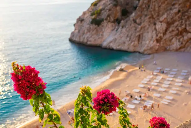 Beautiful Kaputas beach on mediterranean sea, Turkey.