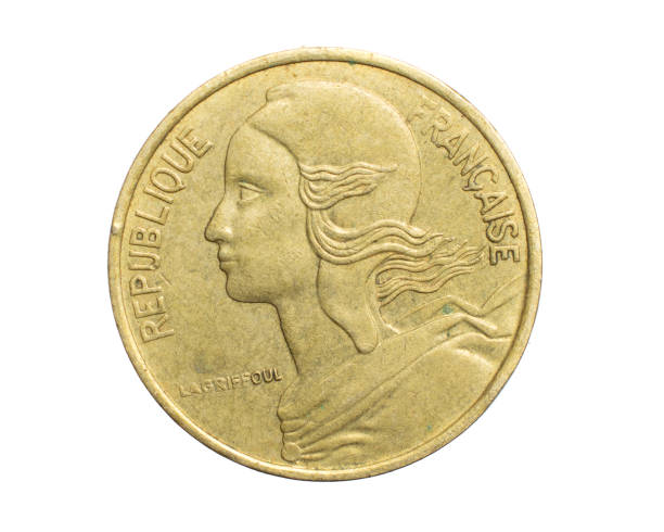 istock five france centimes coin on a white isolated background 1300514313