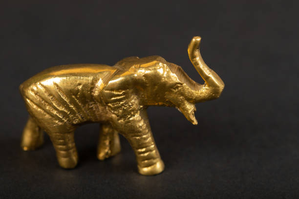 istock Little gold animal figurine 1300514815