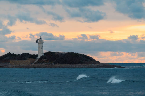 the lighthouse of Punta Licosa on various occasions and moments