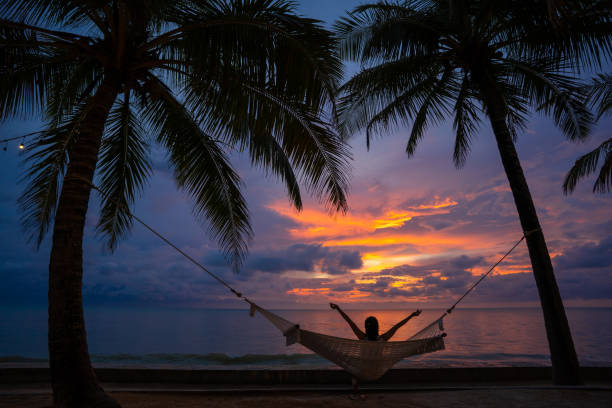 istock chilling on hammock by the sea 1300522283