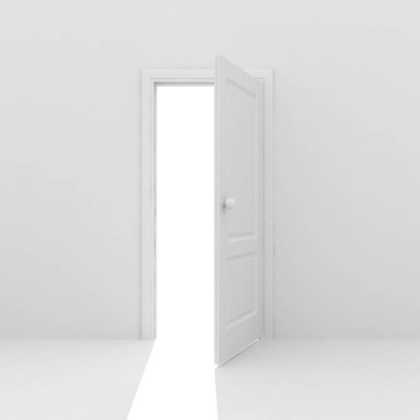 istock Decision choice opportunity door entrance 1300524639