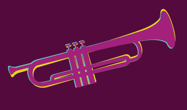 istock Trumpet brass instrument used in classical and jazz music 1300525537