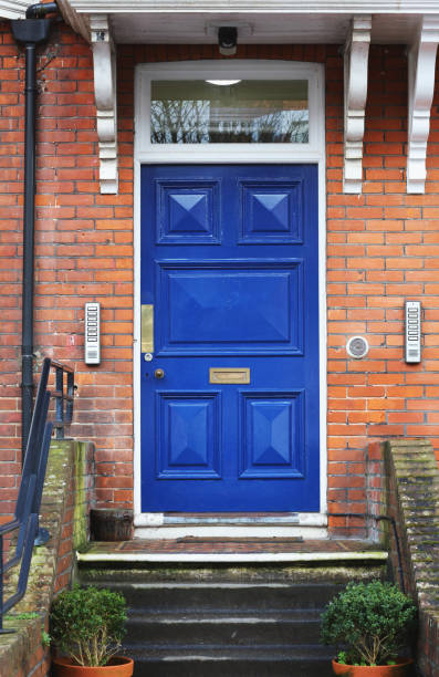 istock British House Door, UK 1300530110