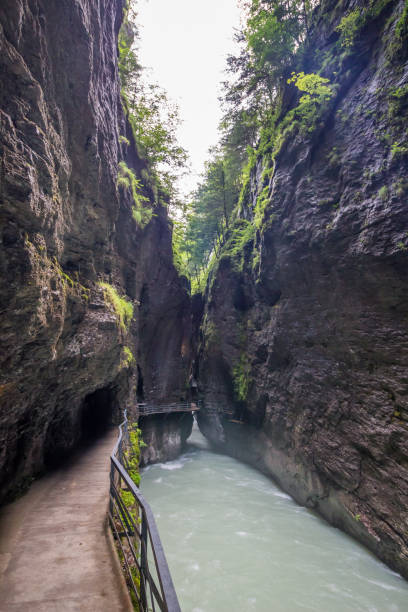 istock Glacier gorge in Swiss Alps 1300535673