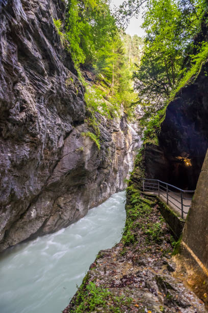 istock Glacier gorge in Swiss Alps 1300535828