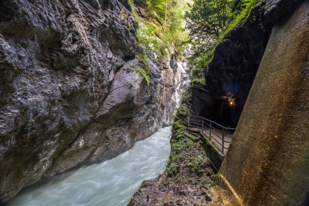 istock Glacier gorge in Swiss Alps 1300535947