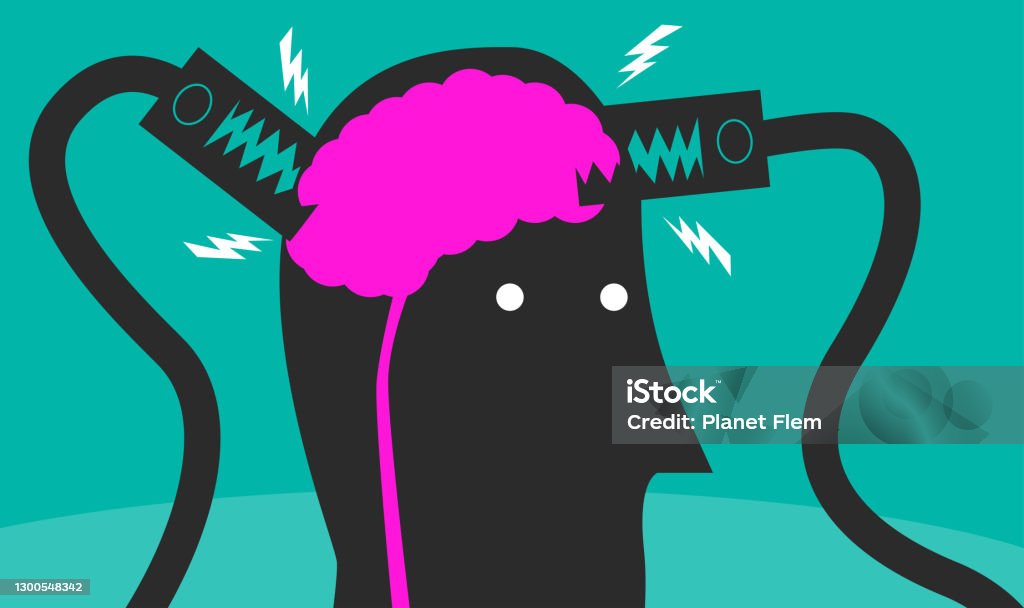 Boost your brains A guy’s brain getting boosted. Brain stock vector