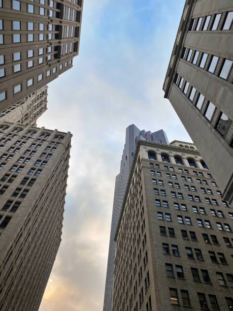 istock Upward View of Skyscrapers 1300549376