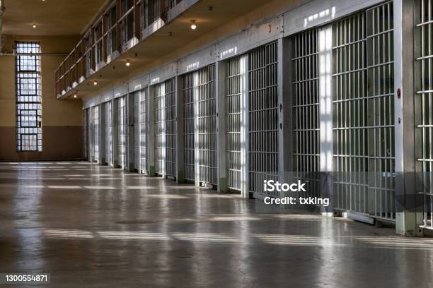 Prison Is Where Criminals Spend Their Time Stock Photo - Download Image Now - Prison, Criminal Justice, Sentencing