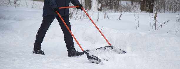 istock A shovel for cleaning snow. 1300561770