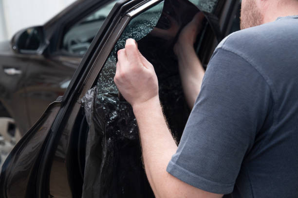 istock Tinting of car windows. 1300561932