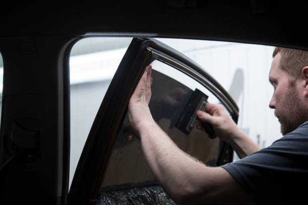 istock Tinting of car windows. 1300561968