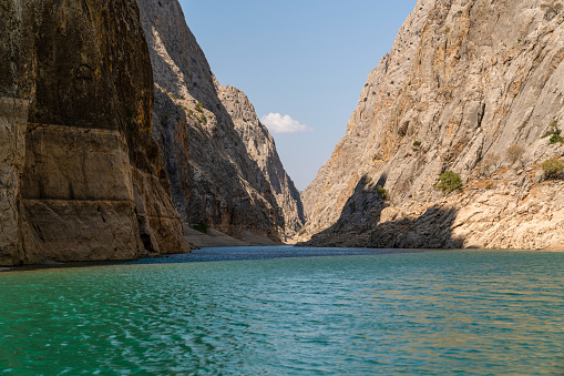 Dark Canyon (Karanlik Kanyon in Turkish) in Kemaliye, Egin, Erzincan, Turkey. Euphrates River in Turkey.