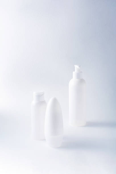 istock Set of cosmetic products on white background 1300567758