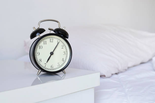 istock Alarm clock morning wake-up time 1300570676