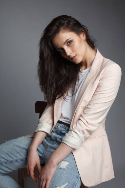 istock attractive hispanic female model studio portrait 1300570680