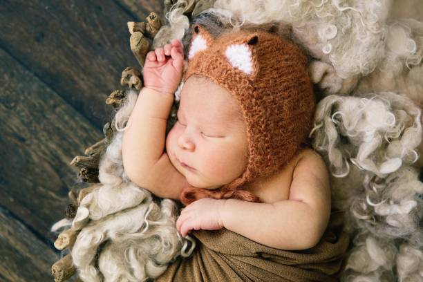 istock Newborn Baby Swaddled and Sleeping 1300578157